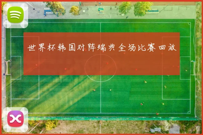 世界杯韩国对阵瑞典全场比赛回放