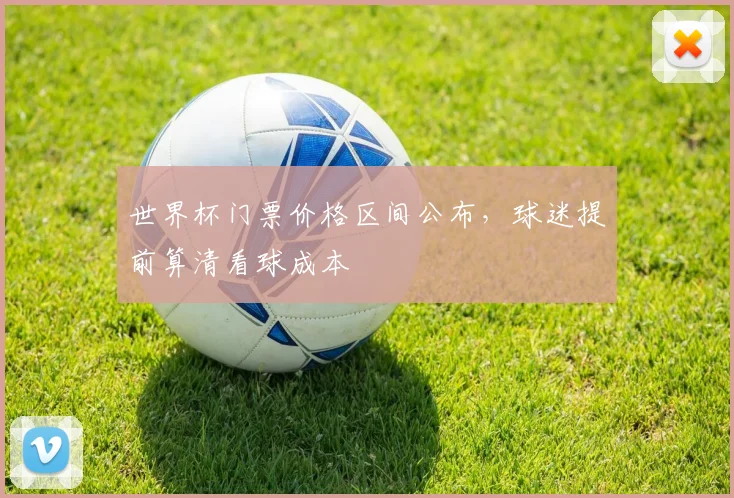 世界杯门票价格区间公布，球迷提前算清看球成本